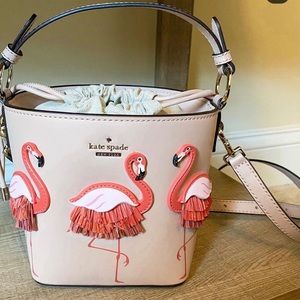 Kate Spade BY THE POOL Flamingo Pippa bag